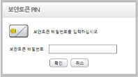 보안토큰 비밀번호 입력